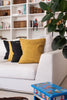 Bright Yellow ‘Faux-Uni’ Senegalese Cushion