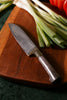 Damascus Style Handmade Uzbek Kitchen Knife – Classic Grey
