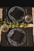 Smoked Black & Taupe Dotted Senegalese Placemats